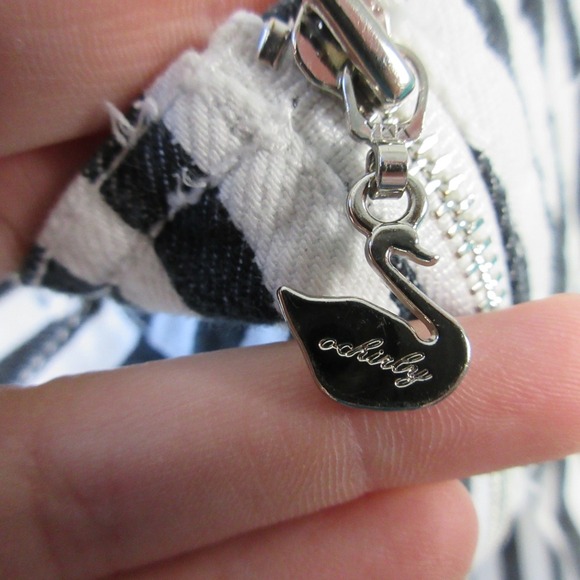 Ochirly Striped Overalls Jumpsuit Women S Black White Wide Leg Goth Grunge 512 - Picture 10 of 12